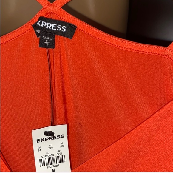 Express Coral Maxi Wrap dress - Picture 5 of 5